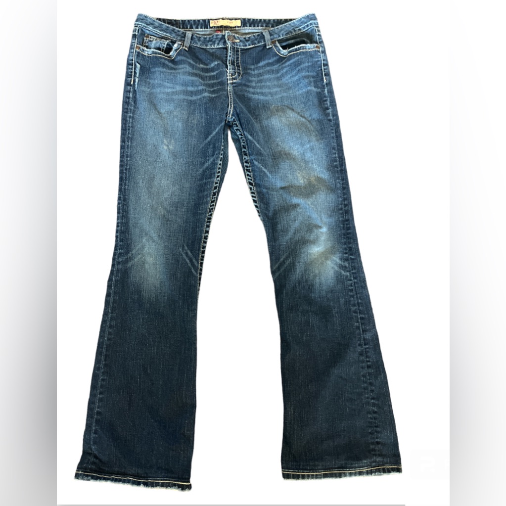 Bke Denim Womens Kate Stretch Bootcut Jeans Size 36